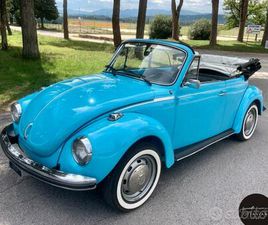 VOLKSWAGEN BEETLE CABRIO VOLKSWAGEN MAGGIOLONE CABRIOLET RESTAURO TOTALE