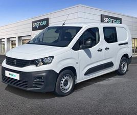 PEUGEOT PARTNER LONG BLUEHDI 100CH S&S CABINE APPROFONDIE BVM5 PRO