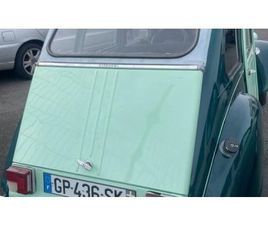 1981 CITROEN 2CV VERT FONCÉ MANUEL, 4 VITESSES CONDUITE À...