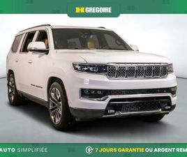 JEEP GRAND WAGONEER 2022 JEEP GRAND WAGONEER SERIES III AWD AUTO A/C CUIR TOIT NAV GR ELECT MAG