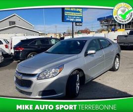 CHEVROLET MALIBU 2016 CHEVROLET MALIBU BERLINE 4 PORTES LT*DÉJÀ SUR PNEUS D'HIVER! *