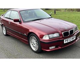 1996 BMW 3 SERIES ROUGE FONCÉ MANUEL, 5 VITESSES CONDUITE...