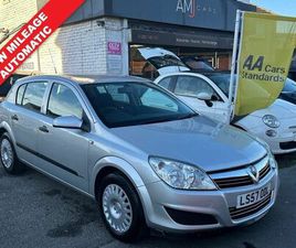 VAUXHALL ASTRA 1.8I 16V LIFE HATCHBACK 5DR PETROL AUTOMATIC (187 G/KM, 138 BHP)
