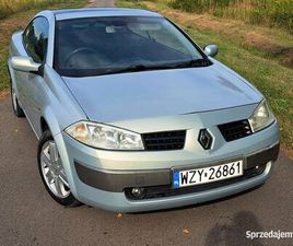 RENAULT MEGANE CC SPRZEDAM B.LADNEGO RENAULT MEGANE 2 2.0 16V LPG CABRIO ŻYRARDÓW - SPRZEDAJEMY.PL