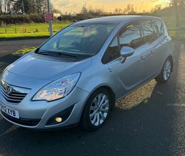 VAUXHALL MERIVA VAUXHALL, MERIVA, MPV, 2012, MANUAL, 1686 (CC), 5 DOORS