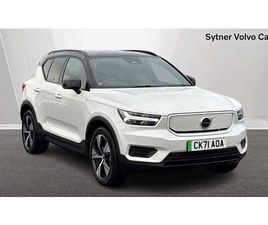 VOLVO XC40 RECHARGE 2021 VOLVO XC40 RECHARGE 300KW RECHARGE TWIN 78KWH 5DR AWD AUTO
