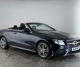 3.0 E400 V6 AMG LINE (PREMIUM PLUS) CABRIOLET G-TRONIC+ 4MATIC EURO 6 (START/STOP) 2DR