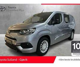 TOYOTA PROACE CITY ELECTRIC L COMFORT L2 L KROK L BRUKTBILKAMPANJE