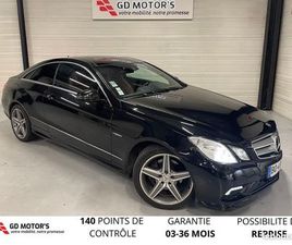 MERCEDES CLASSE E COUPE E 350 MERCEDES CLASSE E COUPÉ E 350 CDI FAP BLUEEFFICIENCY - BVA 7G-TRONIC PLUS COUPE - BM 207 EXECUTIVE - BVA PHASE