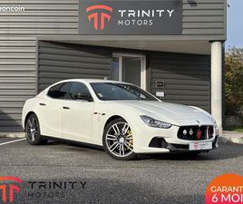 MASERATI GHIBLI 3.0 275CH PACK CARBONE + ENTRETIEN A JOUR + CAMERA DE RECUL + ECLAIRAGE LOGO MASE...