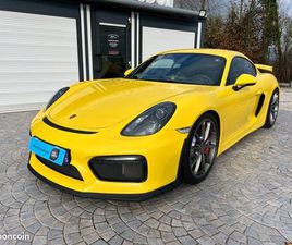 PORSCHE CAYMAN 981 GT4 3.8L 385CV SIÈGES 918 - PACK CARBONE - ALCANTARA - BVM6 - 36.000 KM ORIGINE FRANCE