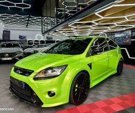 FORD FOCUS RS FORD FOCUS RS MK2, 2.5 T 305CV, 32.500 KMS, ULTIMATE GREEN, KEYLESS GO, LIGNE ECHAPP MILLTEK, SIEGES RS RECARO, XENON, CAMERA DE RECUL, BLUETOOTH, GPS, ECRAN TA