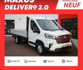MAXUS EDELIVER 9 DELIVER9 2.0 150CH PLATEAU RIDELLE NEUF