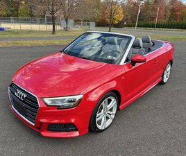 AUDI A3 CABRIOLET 2018 AUDI A3 AWD CONVERTIBLE PREMIUM PLUS RED ONLY 47K MILES