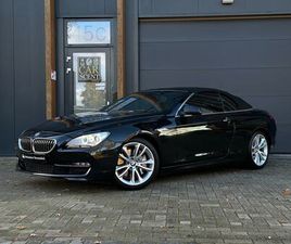 BMW SERIE 6 CABRIO 640 BMW 6-SERIE CABRIO - 640I HIGH EXECUTIVE HEAD UP, MEMORY, STUURVERWARMING, LEDER ETC