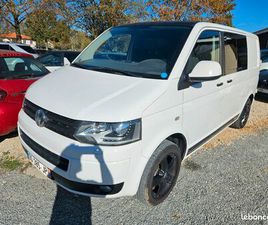 VOLKSWAGEN TRANSPORTER VW TRANSPORTER 2.0 TDI 140 CV DSG EDITION 5 PLACES CABINE GRUAU RABATTABLE