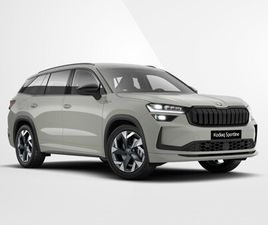 ŠKODA KODIAQ SPORTLINE BUSINESS 1.5 TSI PHEV 150 KW / 204 PK SU V | TREKHAAK WEGKLAPBAAR | STEEL GREY | 4000,- INRUILVOORDEEL!!