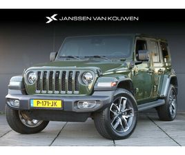 JEEP WRANGLER CONVERTIBLE UNLIMITED JEEP WRANGLER UNLIMITED 4XE 380 80TH ANNIVERSARY / SARGE GREEN / 20''