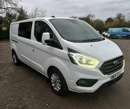FORD TRANSIT CUSTOM 2.0 320 ECOBLUE LIMITED CREW VAN DOUBLE CAB 5DR DIESEL AUTO L2 H1 EURO 6 (S