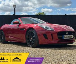 2013 JAGUAR F-TYPE 5.0 SUPERCHARGED V8 S 2DR AUTO CONVERTIBLE PETROL AUTOMATIC