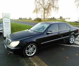 MERCEDES CLASSE S S 350 MERCEDES-BENZ CLASSE S - 350 3.7 I 18V 245 CV BOÎTE AUTO CUIR - NOIR VERNI