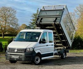 VOLKSWAGEN CRAFTER 2022 VOLKSWAGEN CRAFTER 2.0 CRAFTER CR35 STARTLINE TDI TIPPER CAGE CHASSIS CAB DIESEL MANUAL
