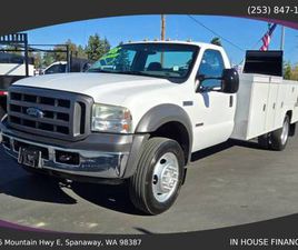 2005 FORD F550 SUPER DUTY REGULAR CAB & CHASSIS - IN-HOUSE FINANCING A