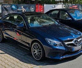 MERCEDES CLASSE E COUPE E 400 MERCEDES E400 | SCHECKHEFTGEPFLEGT | WENIG KILOMETER