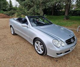 MERCEDES CLK CABRIO CLK 200 1.8 CLK200 KOMPRESSOR AVANTGARDE CABRIOLET 2DR