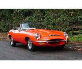 1969 JAGUAR E-TYPE ORANGE MANUEL, 4 VITESSES CONDUITE À D...