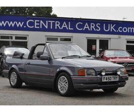FORD ESCORT XR3 1989 FORD ESCORT XR3 UNLISTED PETROL MANUAL
