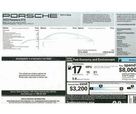PORSCHE PANAMERA GTS 2023 PORSCHE PANAMERA GTS
