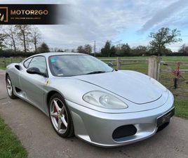 FERRARI 360 3.6 MODENA F1 2DR PETROL AUTO (440 G/KM, 400HP)