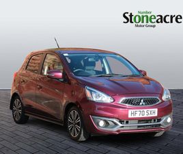MITSUBISHI MIRAGE 2020 (70) - 1.2 4 HATCHBACK 5DR PETROL MANUAL EURO 6 (START/STOP) (79 PS)