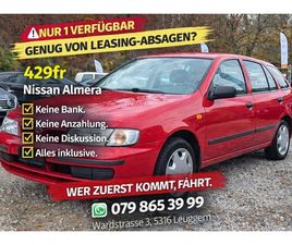 ALMERA 1.6 16V GX GARANTIE | FRISCH AB MFK | AUTO-ABO MÖGLICH | KM UNBEGRENZT