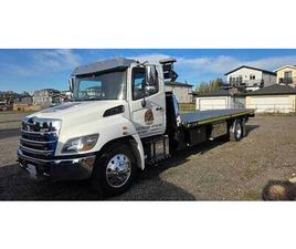 HINO MOTORS 338 2020 HINO 338 5 TON TOW TRUCK FLAT DECK ONLY 17,680 KM
