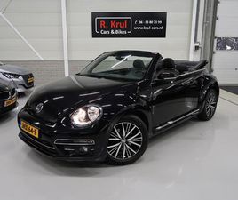 VOLKSWAGEN BEETLE CABRIOLET 1.2 TSI ALLSTAR NAVIGATIE CAMERA AUTOMAAT DSG APP CONNECT BOEKJES AANWEZIG STOELVERWARMING WINDSCHERM 17 INCH SPORTVELGEN ZEER NETTE