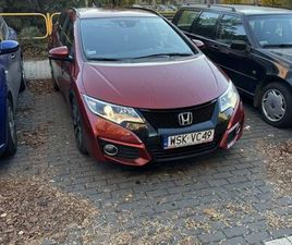 HONDA CIVIC TOURER 1.8 I-VTEC SALON POLSKA, HAK DEMONTOWANY WARSZAWA BEMOWO • OLX.PL