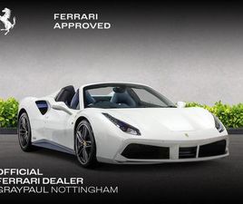 FERRARI 488 GTB 3.9T V8 SPIDER F1 DCT EURO 6 (START/STOP) 2DR