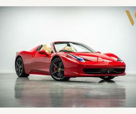 FERRARI 458 ITALIA SPIDER 4.5 SPIDER F1 DCT EURO 5 2DR