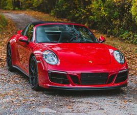 PORSCHE 911 CABRIOLET 991 CARRERA GTS TARGA 4 GTS | 450 CV | PDK | ROUGE CARMIN | BOSE