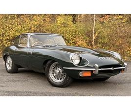 JAGUAR TYPE E 1972 JAGUAR E-TYPE VERT MANUEL, 4 VITESSES CONDUITE À DRO...