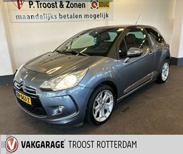 CITROËN DS3 1.6 VTI SO CHIC AUTOMAAT | CRUISE CONTROL | CLIMATE CONTROL | PARKEERSENSOREN | STOELVERWARMING | LEDEREN BEKLEDING | BLUETOOTH