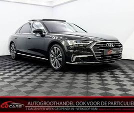 AUDI A8 60 TFSI E QUATTRO LANG PRO LINE PLUS PLUG-IN PANO, LEDER, 360 CAMERA, HEAD-UP DISPLAY, NAVI, ELEKTRISCHE ACHTERKLEP, MEMORY STOELEN, ELEKTRISCHE VERSTEL