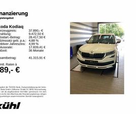 SKODA KODIAQ SKODA KODIAQ 2.0 TDI DSG 4X4 SCOUT NAVI,AHK,PANO,STAND