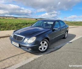 MERCEDES CLASSE E MERCEDES W211 2.2 GLUBCZYCE - SPRZEDAJEMY.PL
