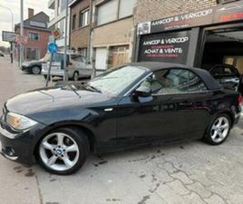 BMW SERIE 1 CABRIOLET 120 ② BMW 120D 163PK GRAND NAVIGATIONS CUIR GRIS *CARNET BMW* — BMW — 2EMEMAIN