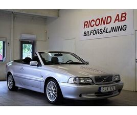 VOLVO C70 CABRIOLET VOLVO C70 2,0 TURBO CAB LÄDER LÅGMIL MKT FIN BIL