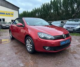 VOLKSWAGEN GOLF CABRIOLET VOLKSWAGEN GOLF VI CABRIOLET 1.6 TDI 105 FAP