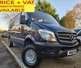 2016 MERCEDES-BENZ SPRINTER 4X4 2.1 316 CDI 4WD L2 MWB HIGH ROOF PANEL VAN DIESEL MANUAL